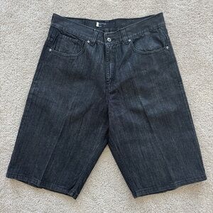 Rocawear Denim Vintage Y2K Baggy Hip Hop Shorts Embroidered Pockets Men Sz 38